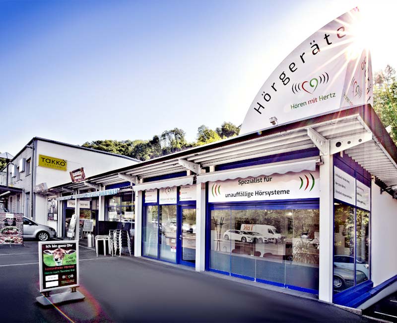 Hier finden Sie uns - Hören mit Hertz bei Siegen in der Nähe von Bonn, Köln und Düsseldorf Hören mit Hertz - ihr Hörakustikmeister in Kirchen
